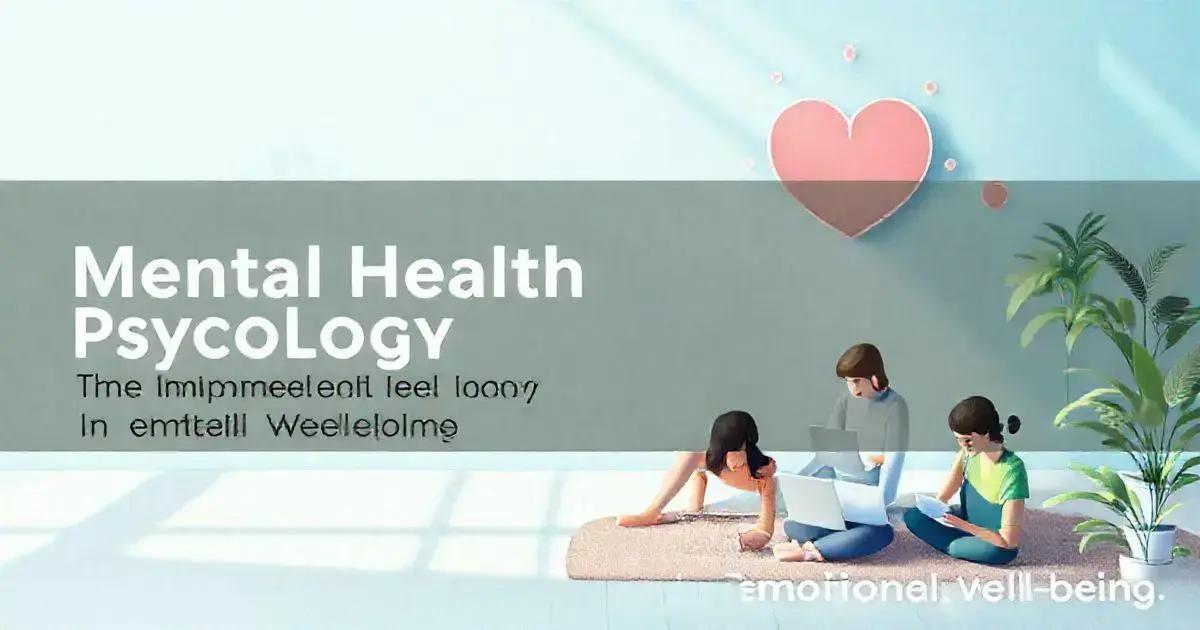 A importância da psicologia na saúde mental A importância da psicologia na saúde mental