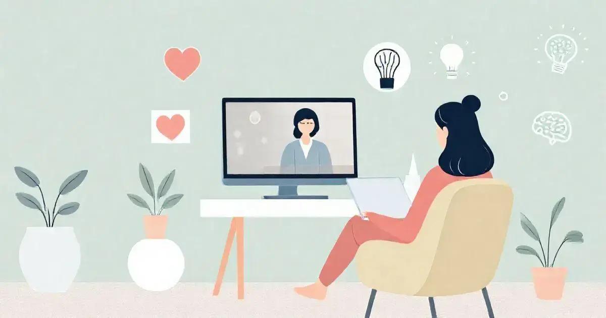 Benefícios da terapia online para ansiedade Benefícios da terapia online para ansiedade